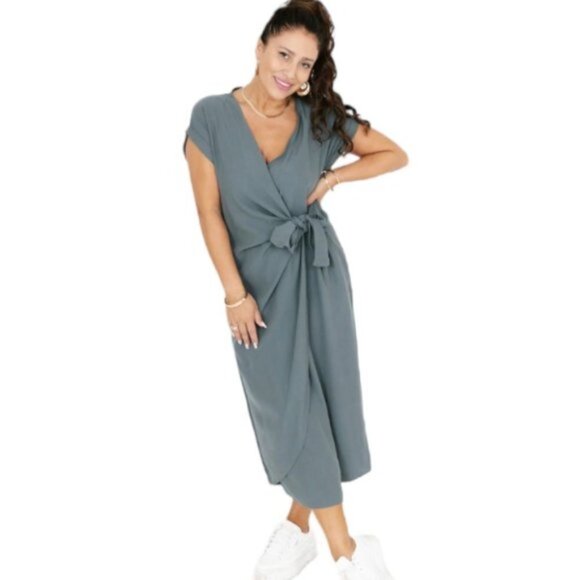 Smash + Tess Reese Midi Wrap Dress - Picture 7 of 7